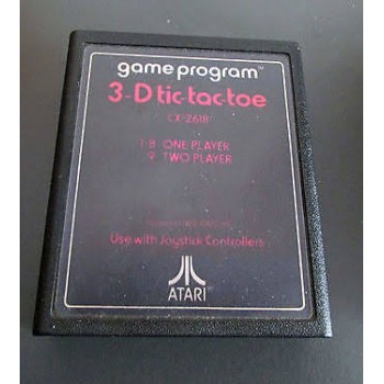 Atari 2600 3-D Tic-Tac-Toe (Cartridge Only) - ATARI